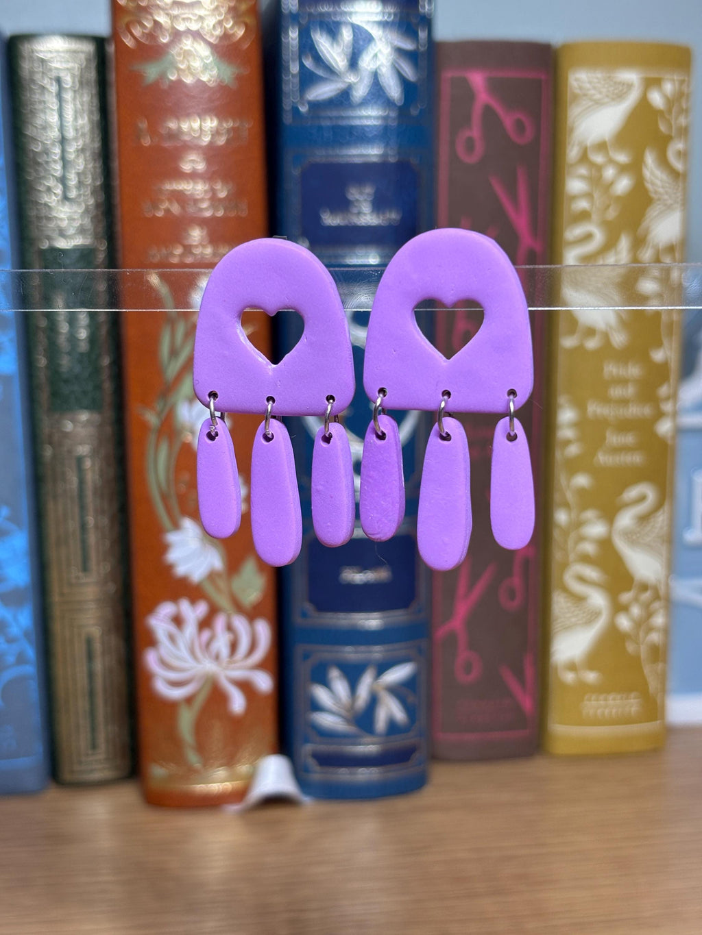 Aïna - Boucles d'oreilles pendante coeur