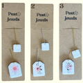Camélia - Marque page sachet de thé