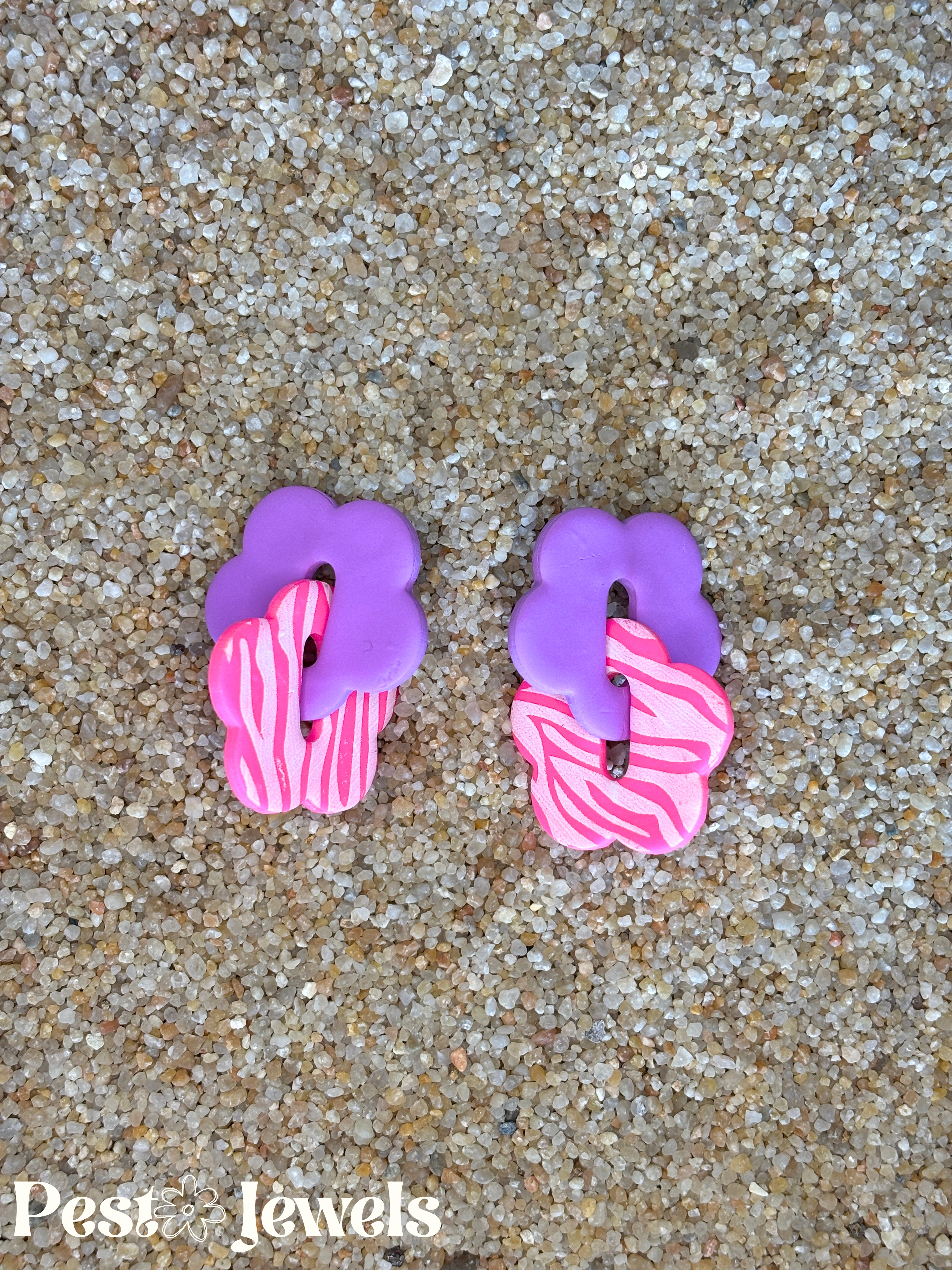 Poppy - Boucle d'oreilles fleur