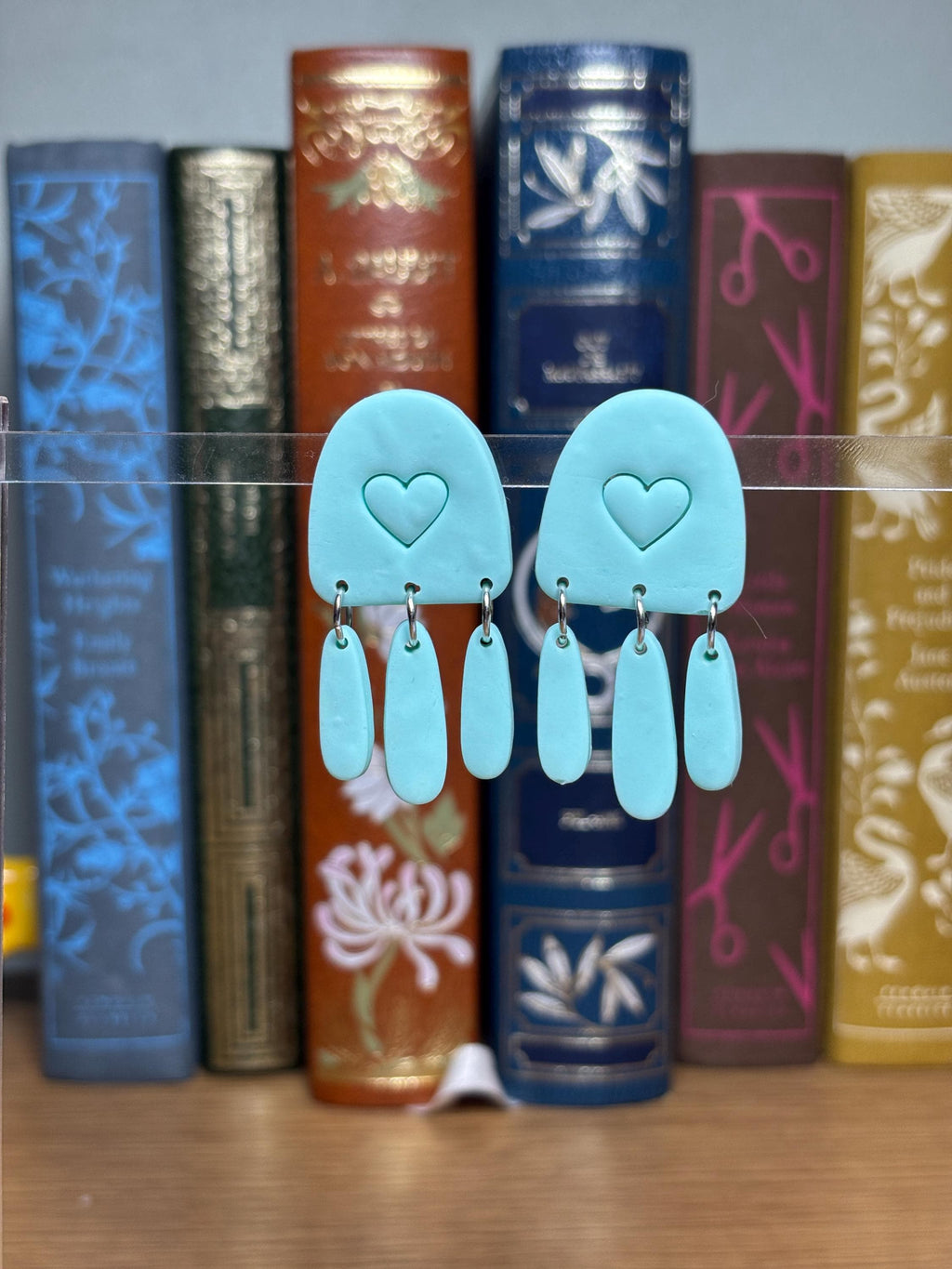 Aïna - Boucles d'oreilles pendante coeur