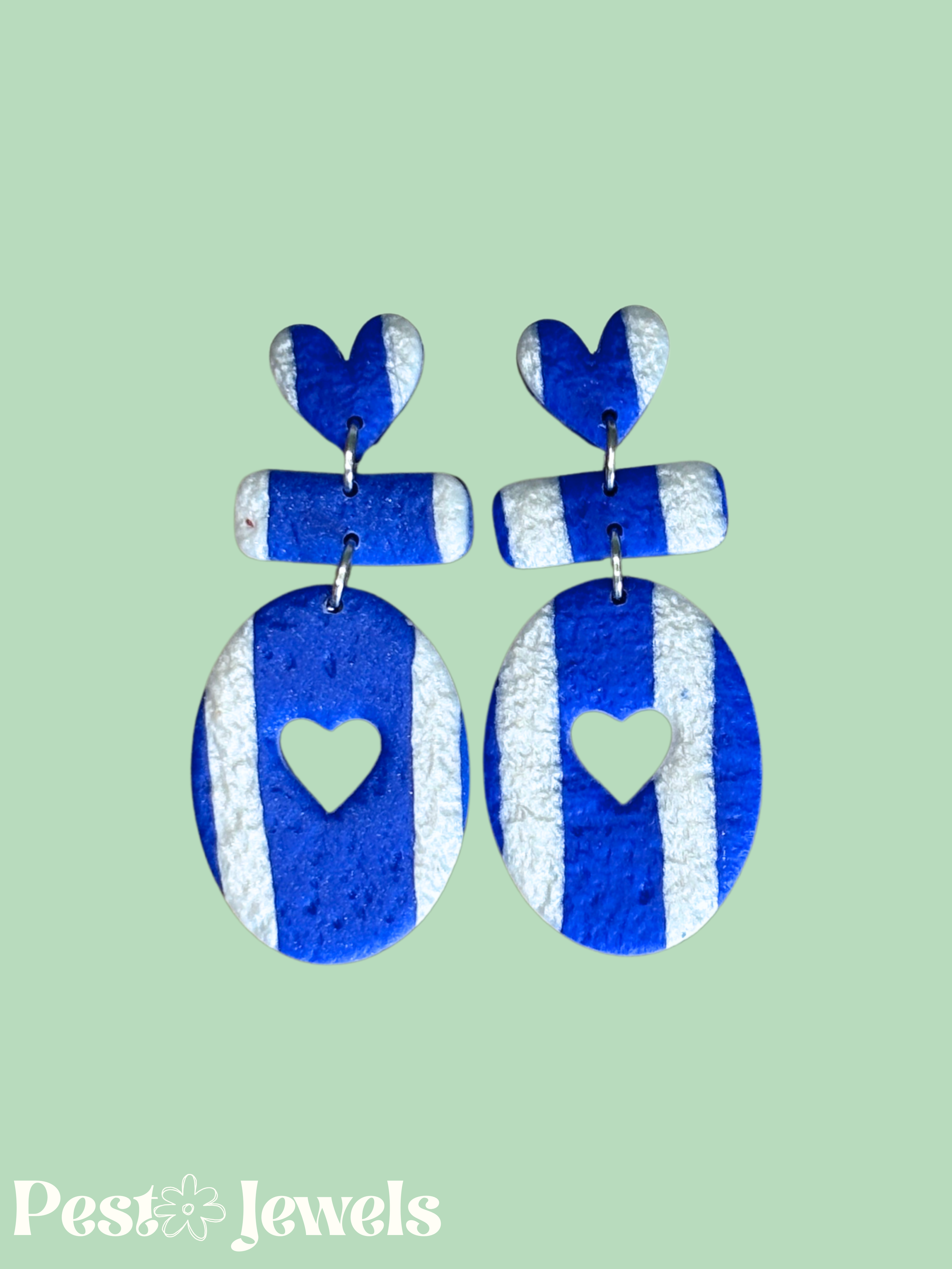 Cora - Boucle d'oreilles pendantes coeur