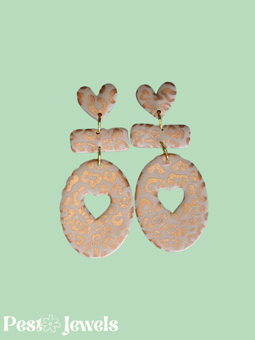 Cora - Boucle d'oreilles pendantes coeur