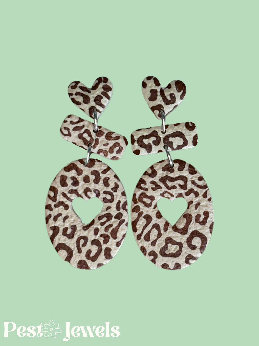 Cora - Boucle d'oreilles pendantes coeur