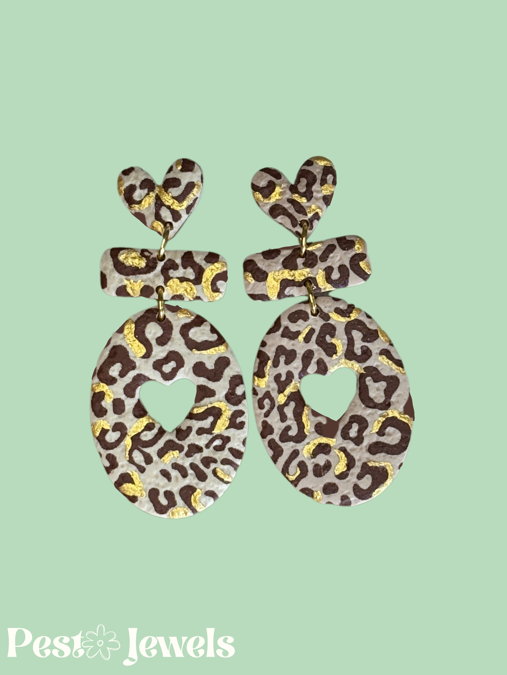 Cora - Boucle d'oreilles pendantes coeur