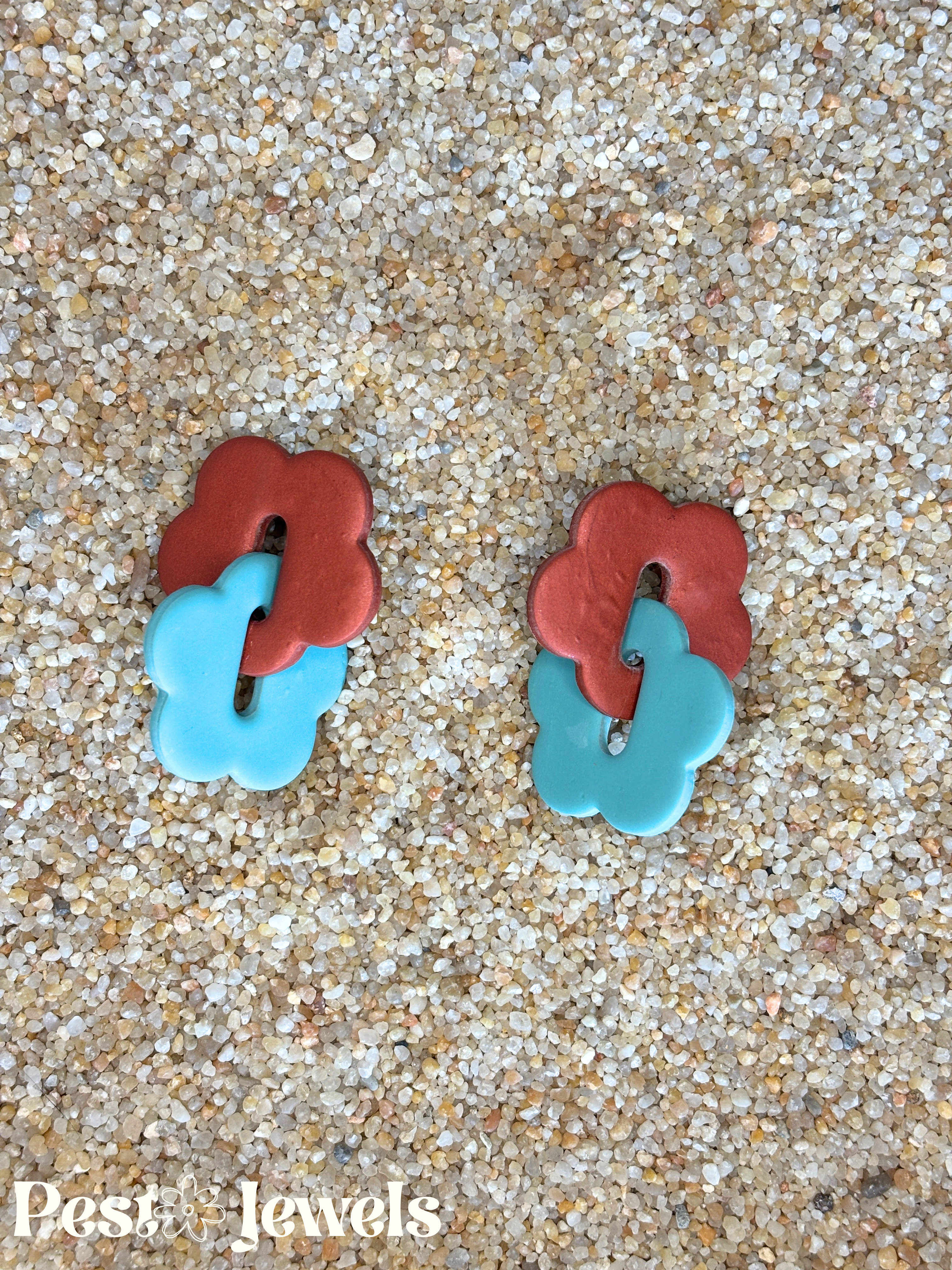 Poppy - Boucle d'oreilles fleur