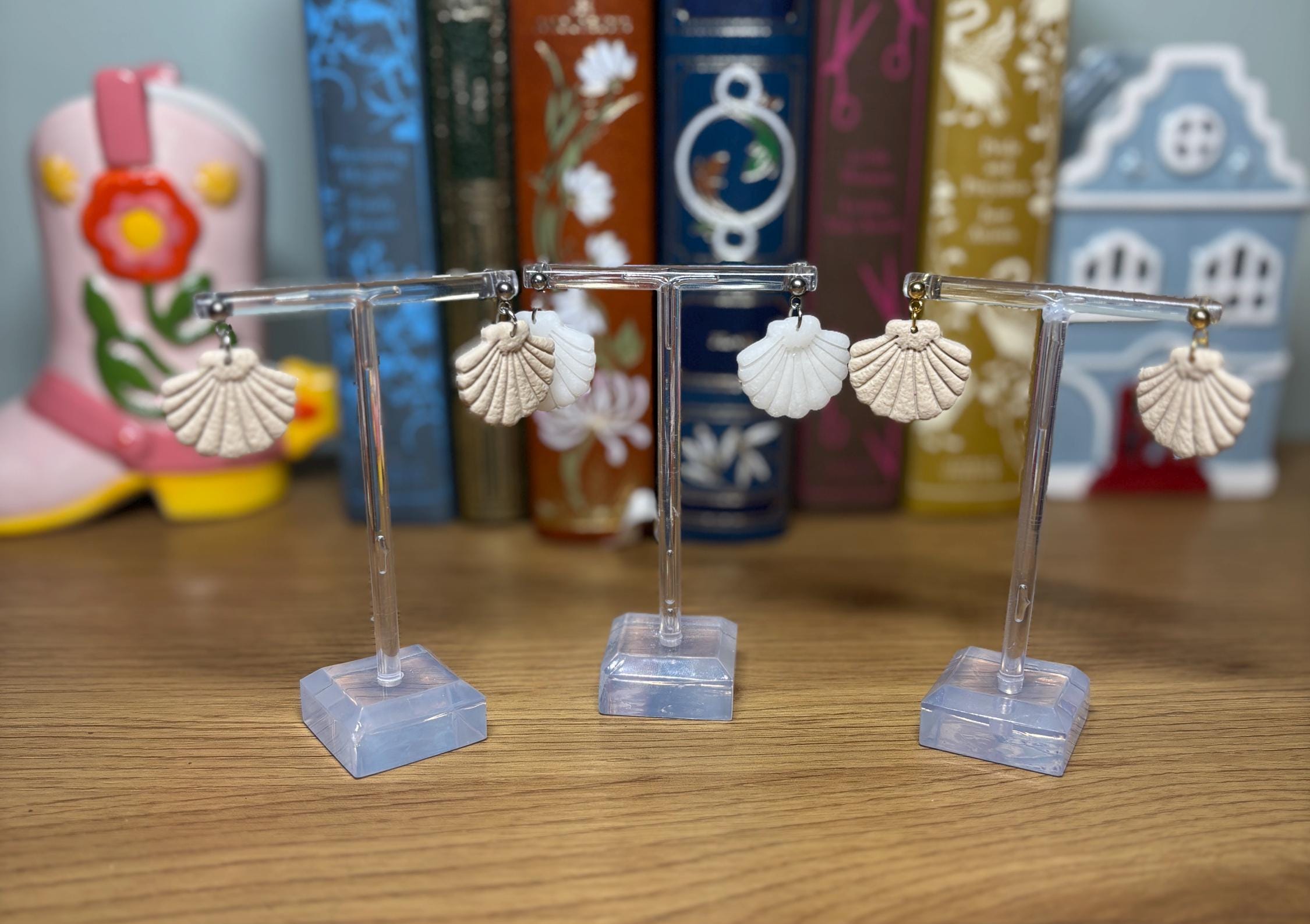 Shelly - Boucles d'oreilles Coquillage
