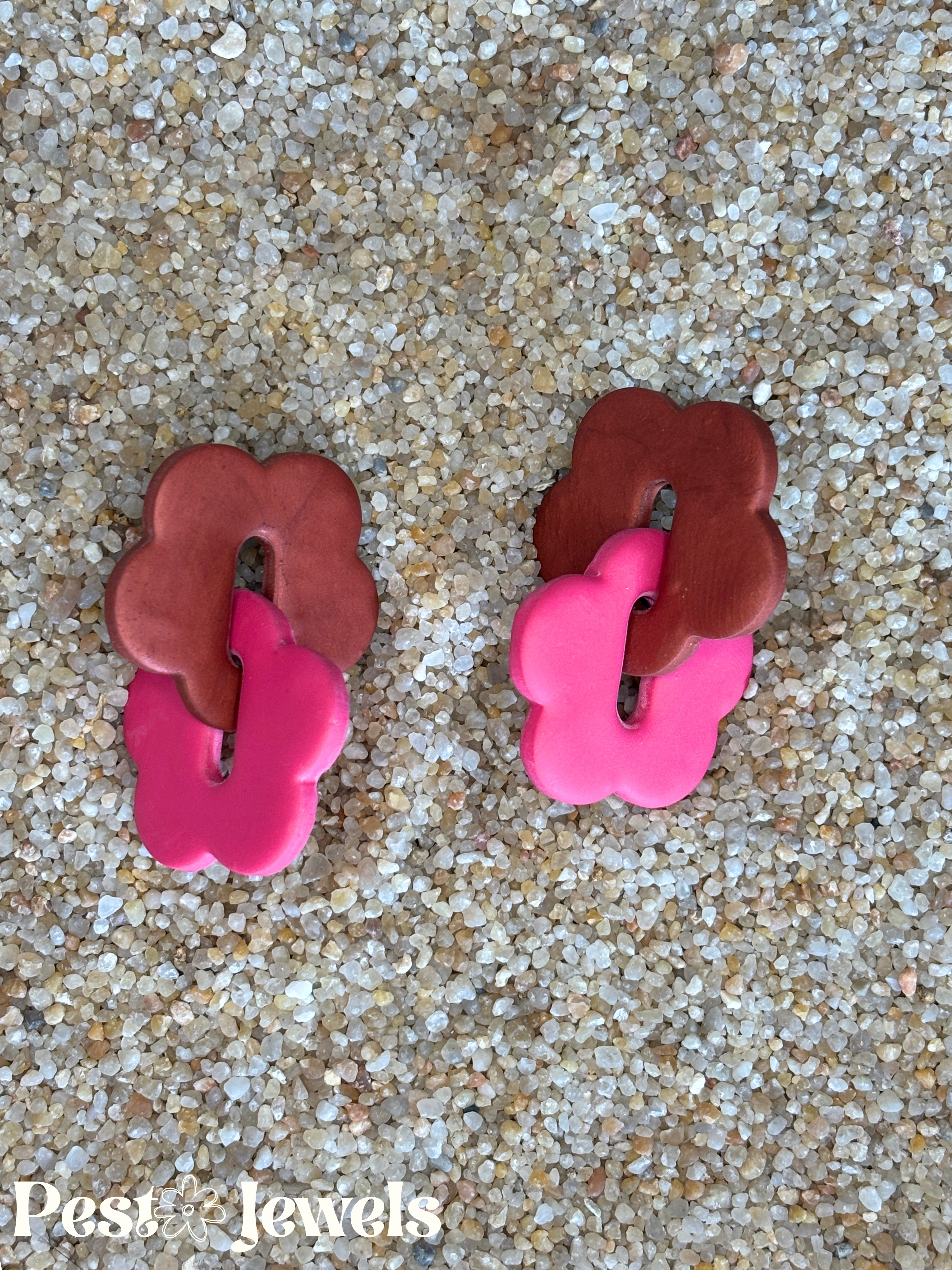 Poppy - Boucle d'oreilles fleur