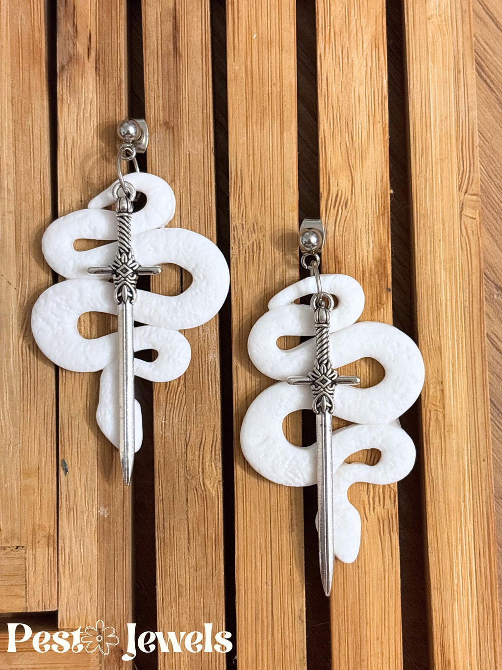 Medusa - Boucles d'oreilles serpent