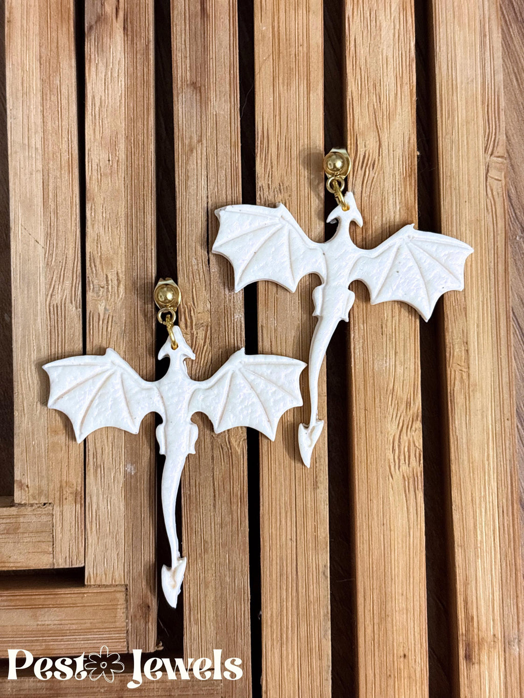Rhéa - Boucles d’oreilles dragon