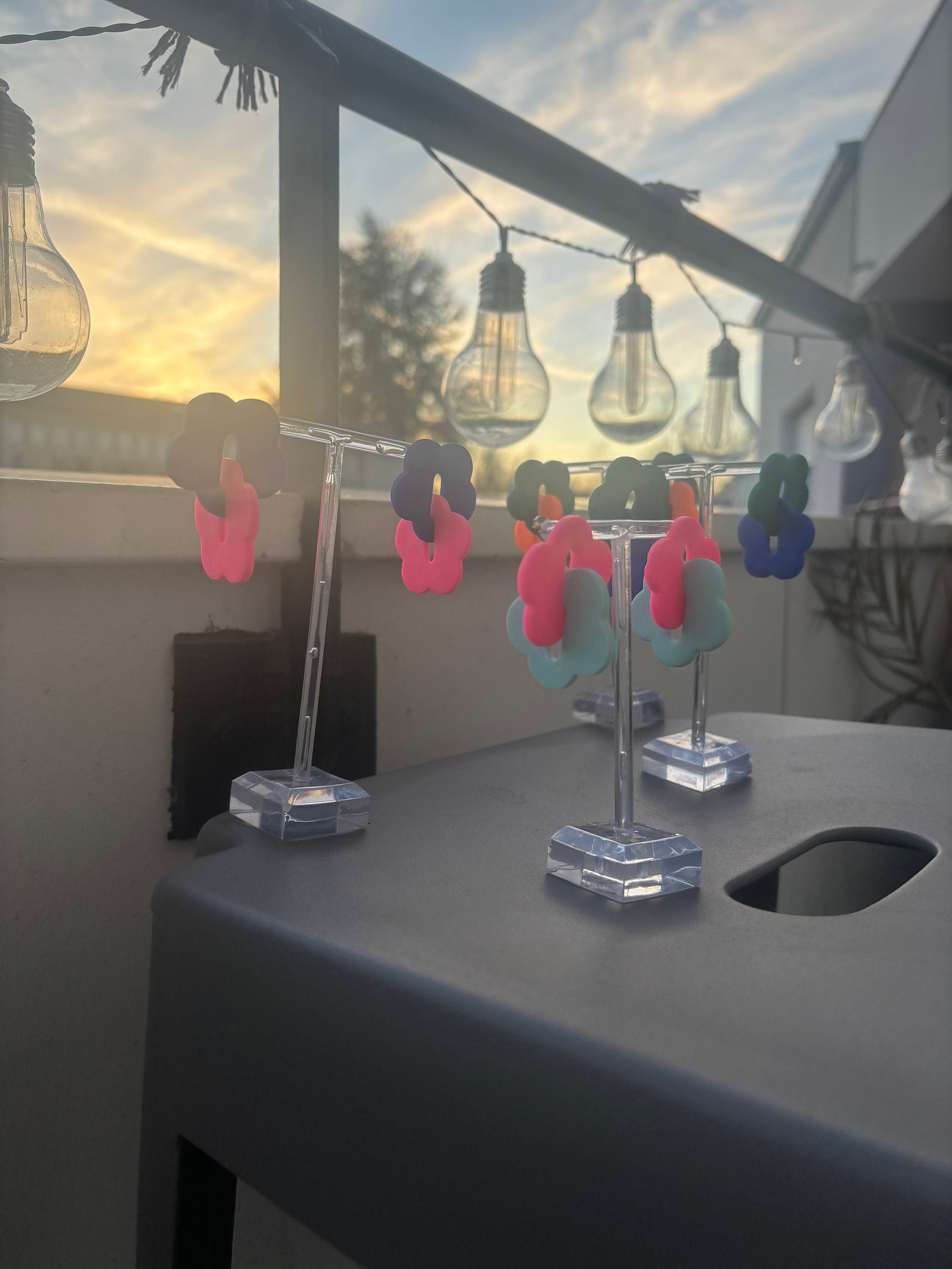 Poppy - Boucle d'oreilles fleur
