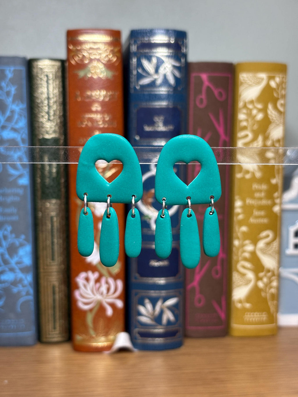 Aïna - Boucles d'oreilles pendante coeur