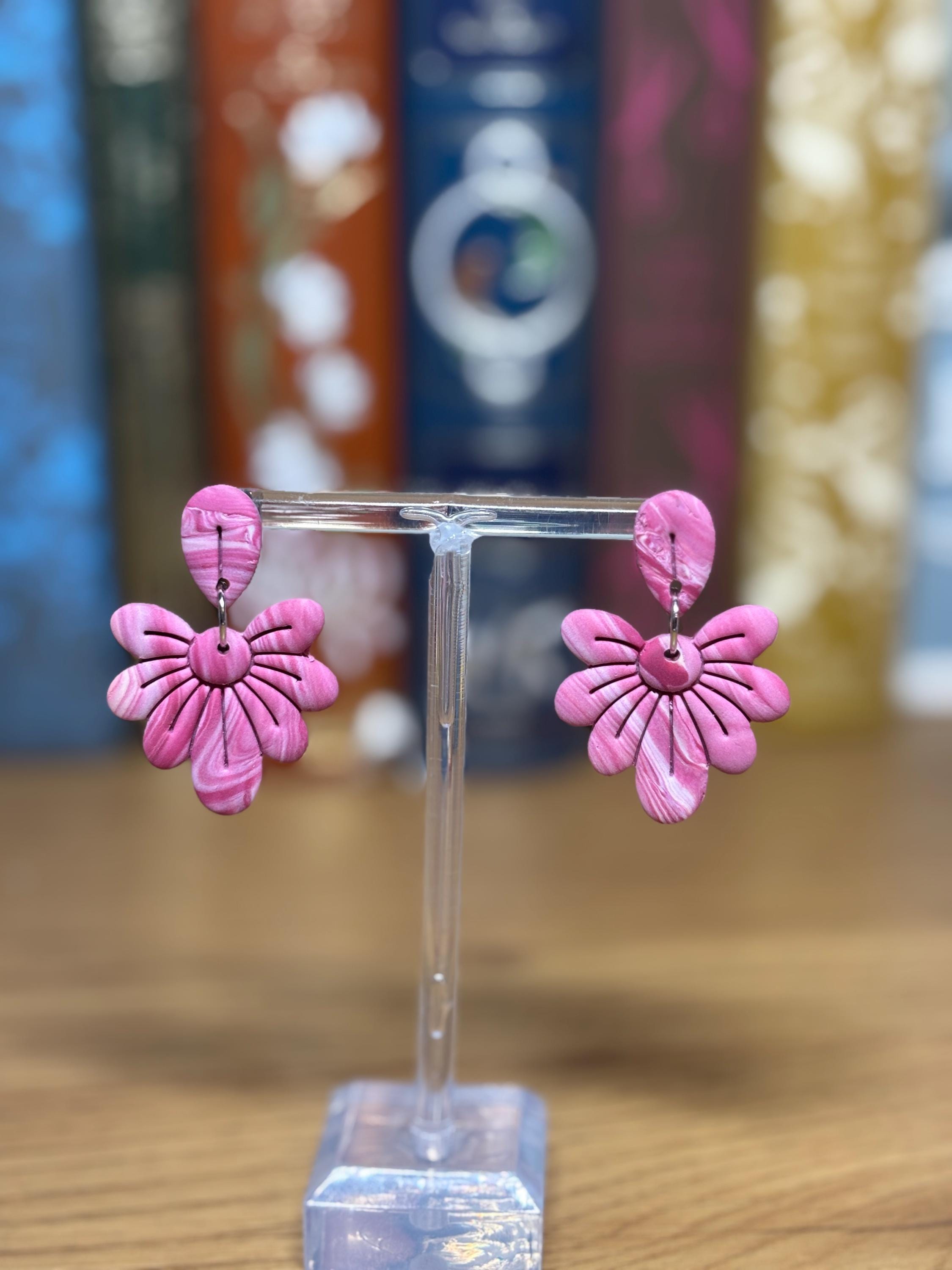 April - Boucles d'oreilles fleurs