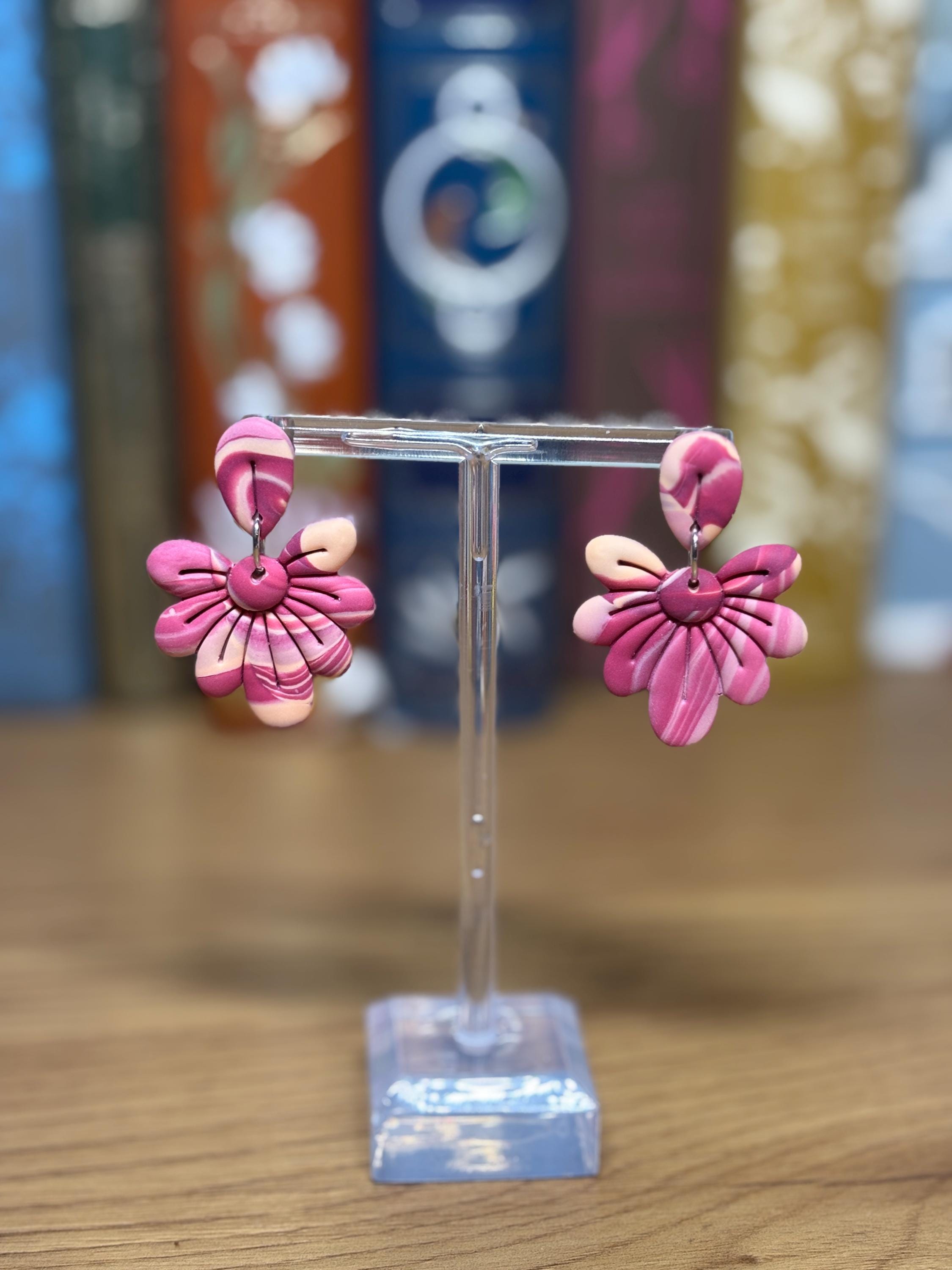 April - Boucles d'oreilles fleurs