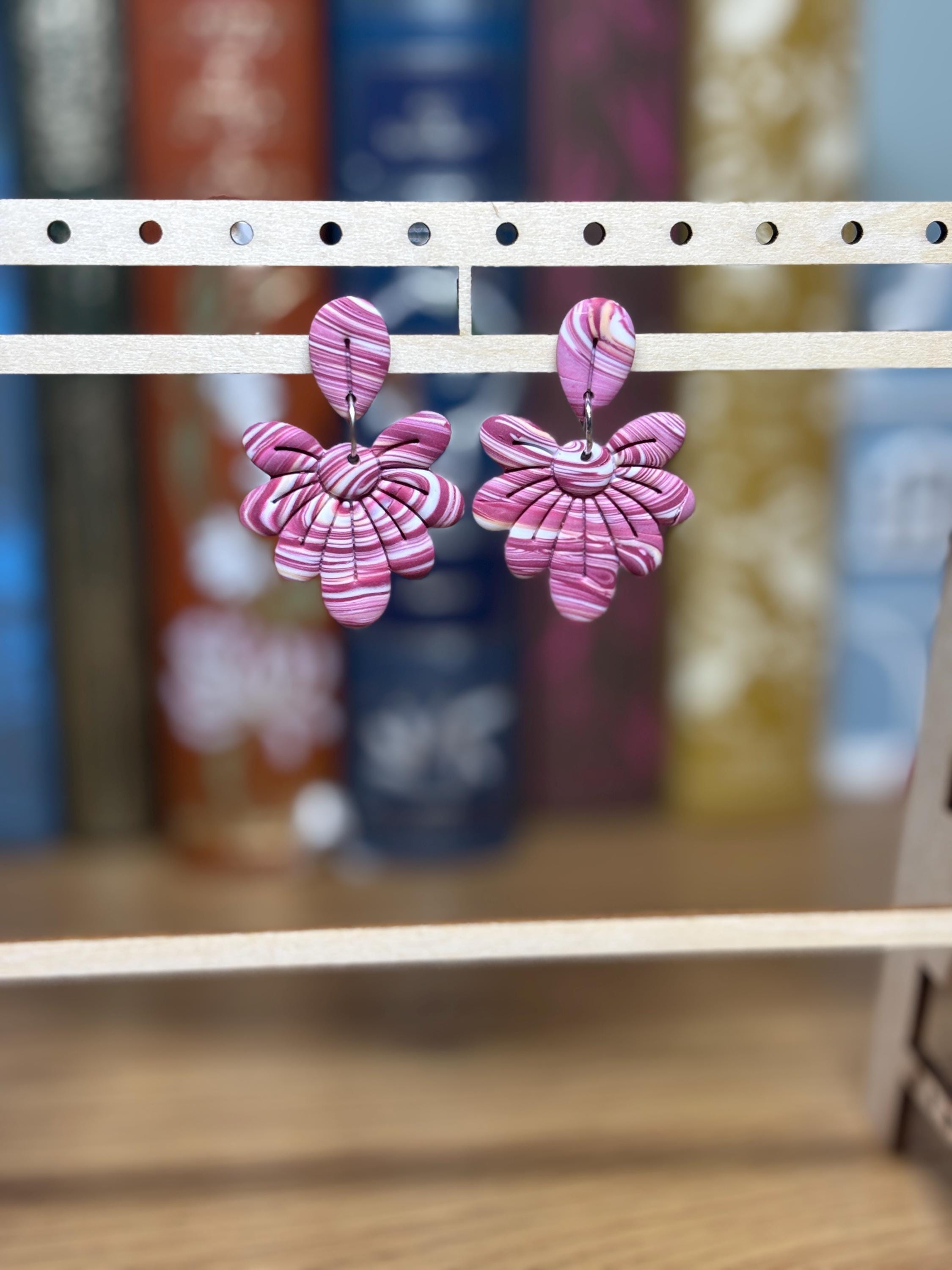April - Boucles d'oreilles fleurs