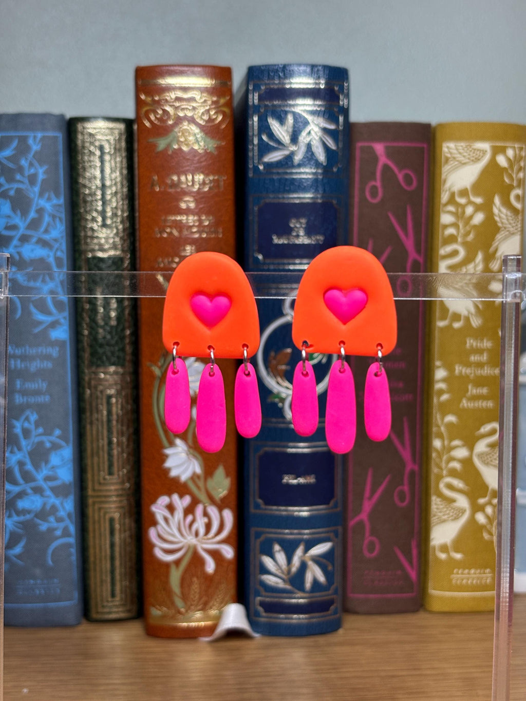 Aïna - Boucles d'oreilles pendante coeur