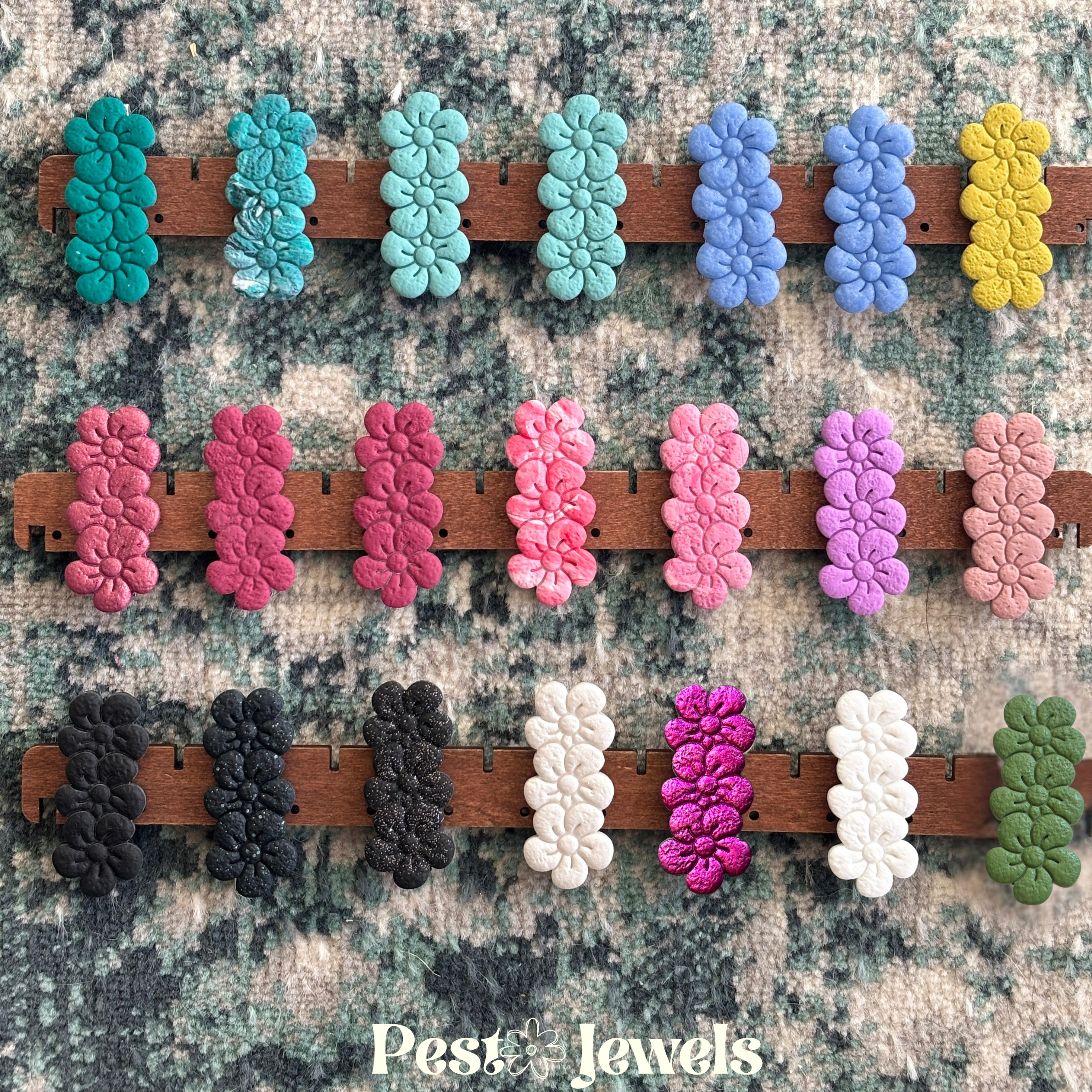Aziliz - Barrette Fleurs