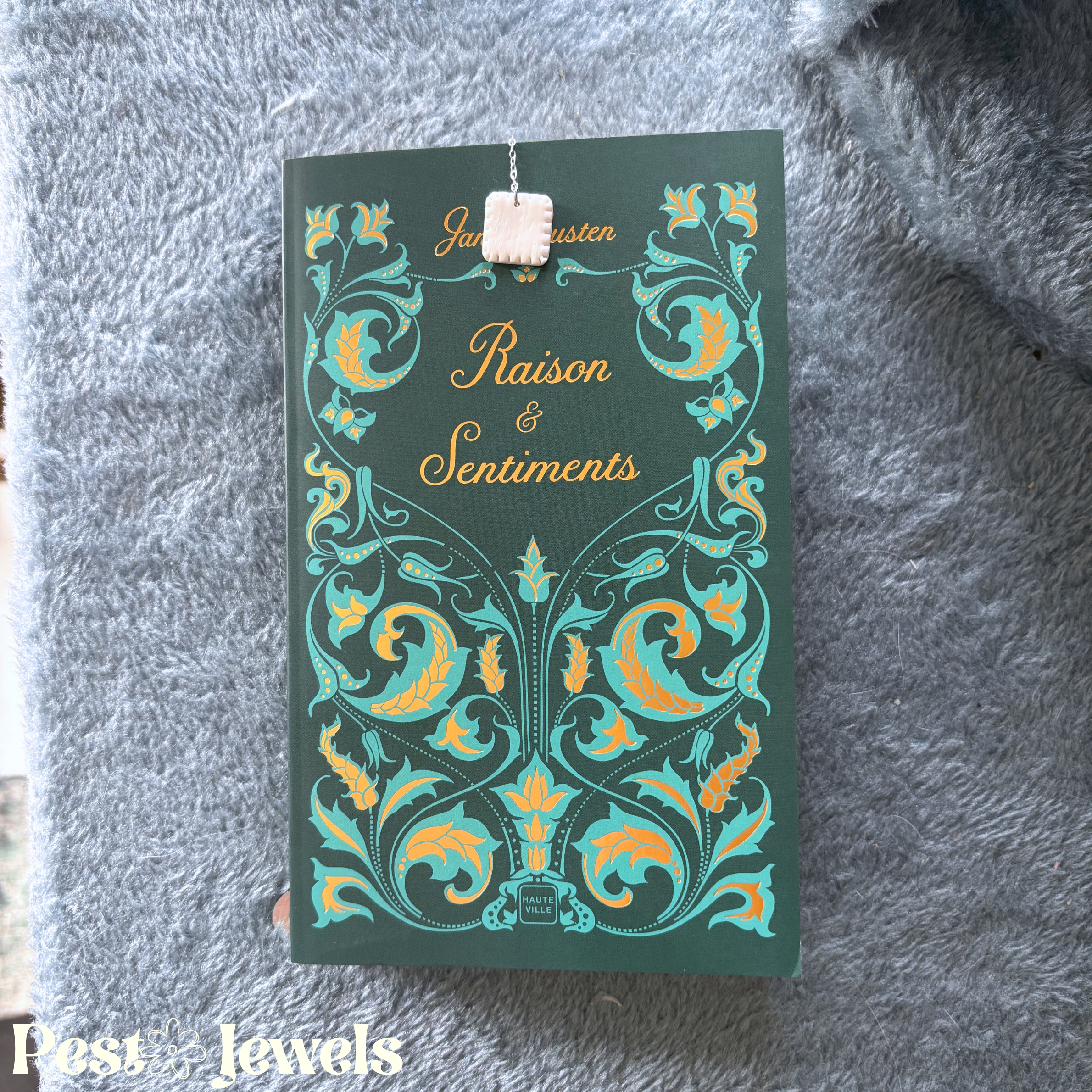 Camélia - Marque page sachet de thé