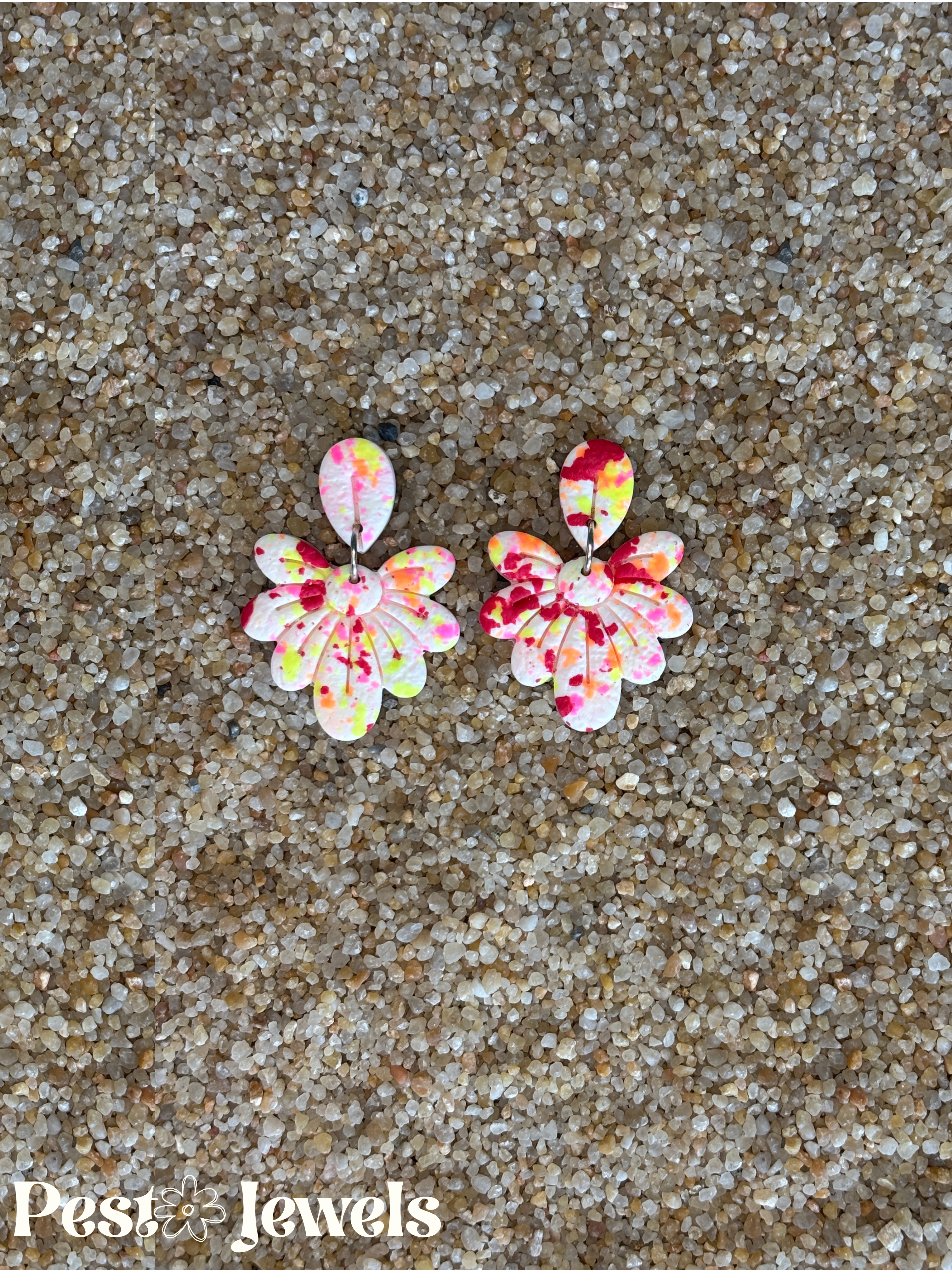 April - Boucles d'oreilles fleurs