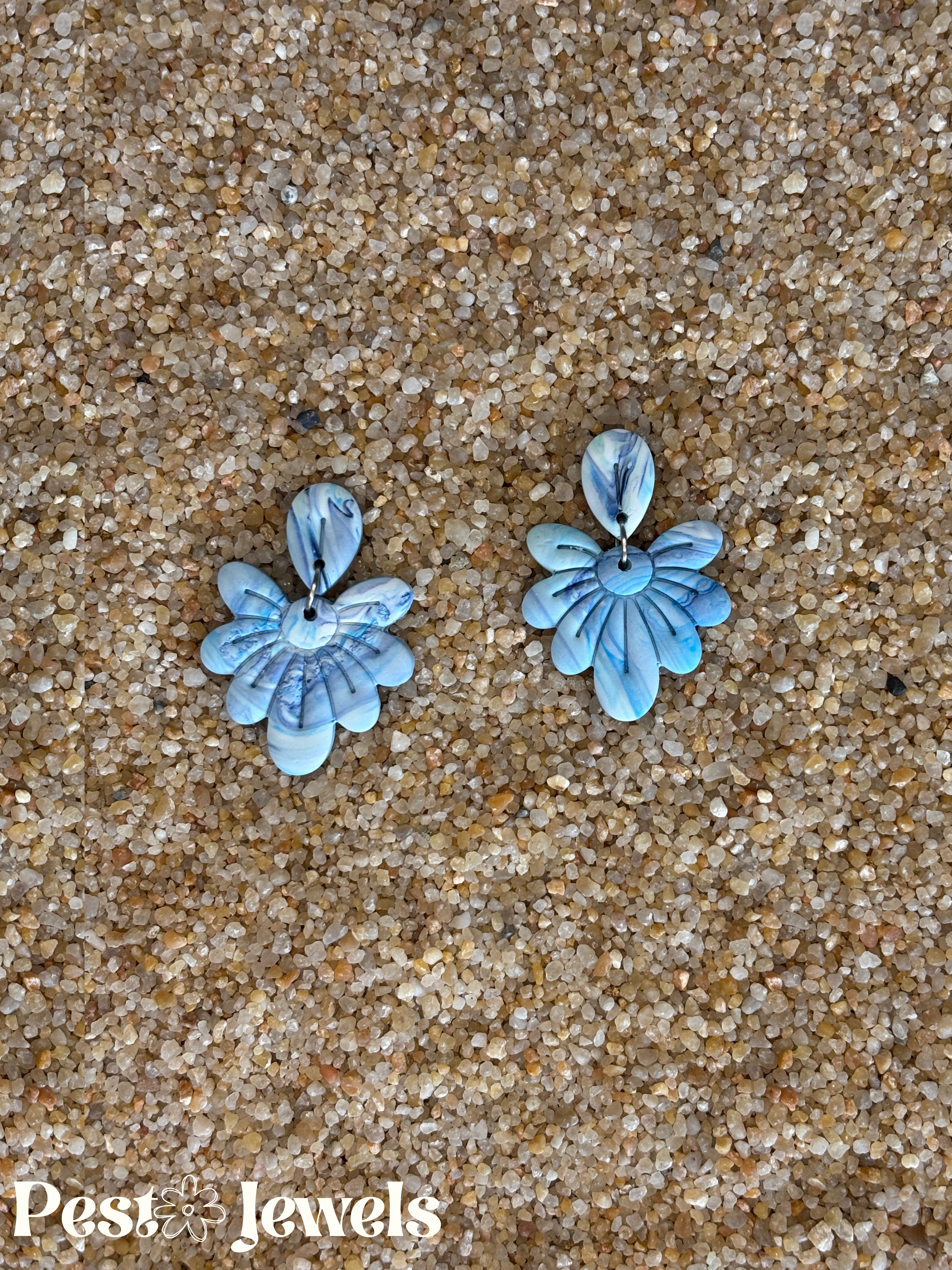 April - Boucles d'oreilles fleurs