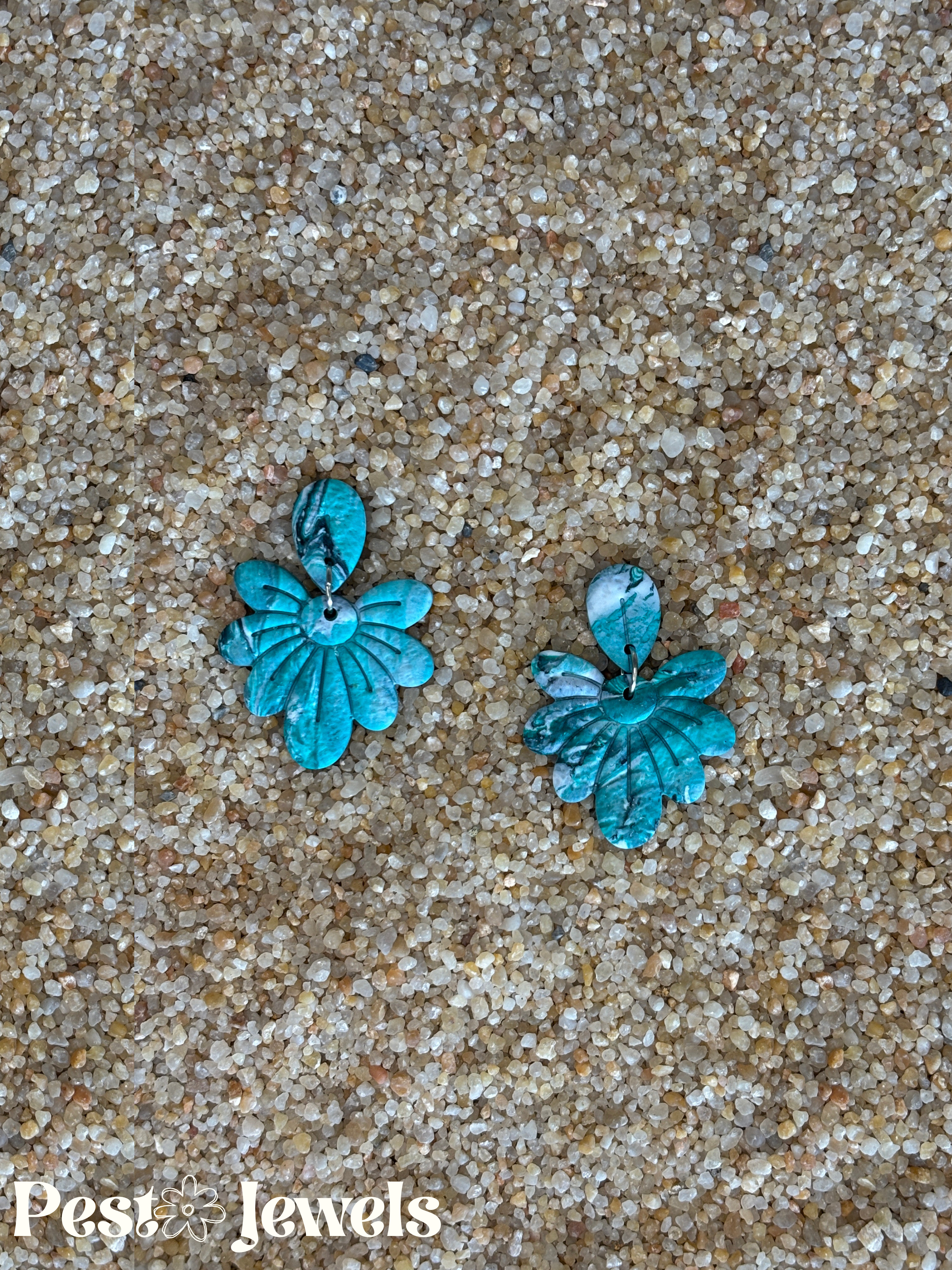 April - Boucles d'oreilles fleurs
