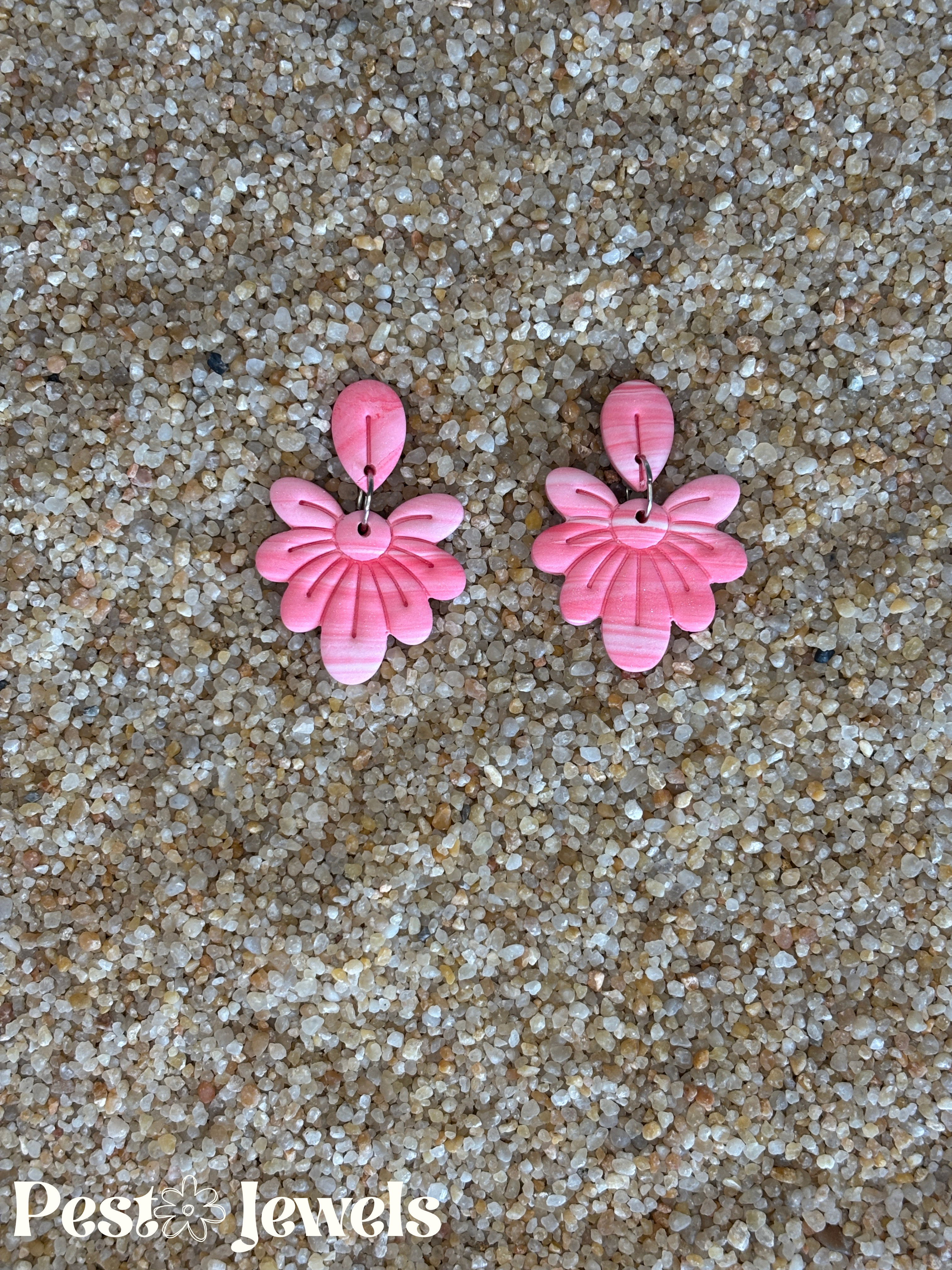 April - Boucles d'oreilles fleurs
