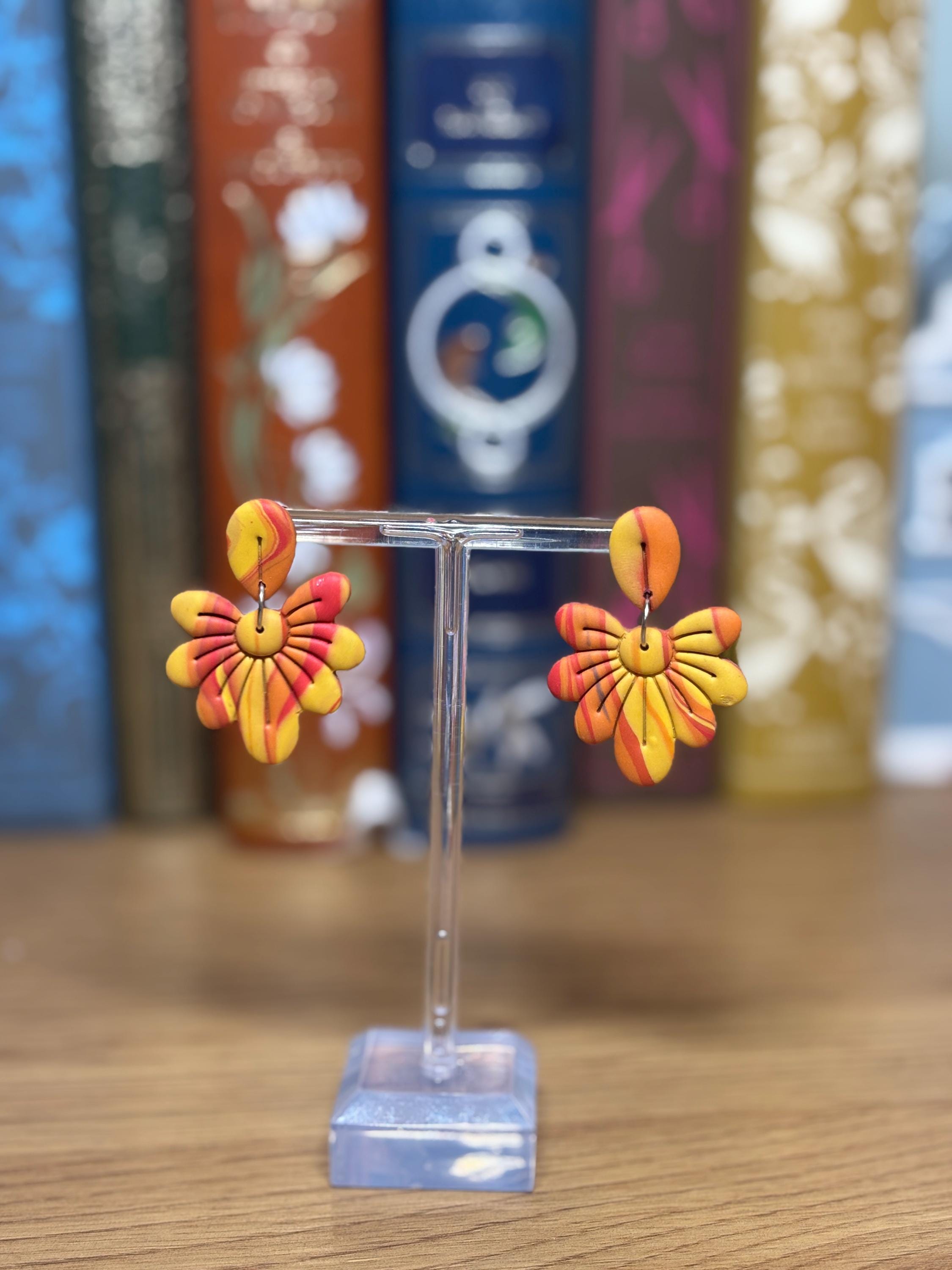 April - Boucles d'oreilles fleurs