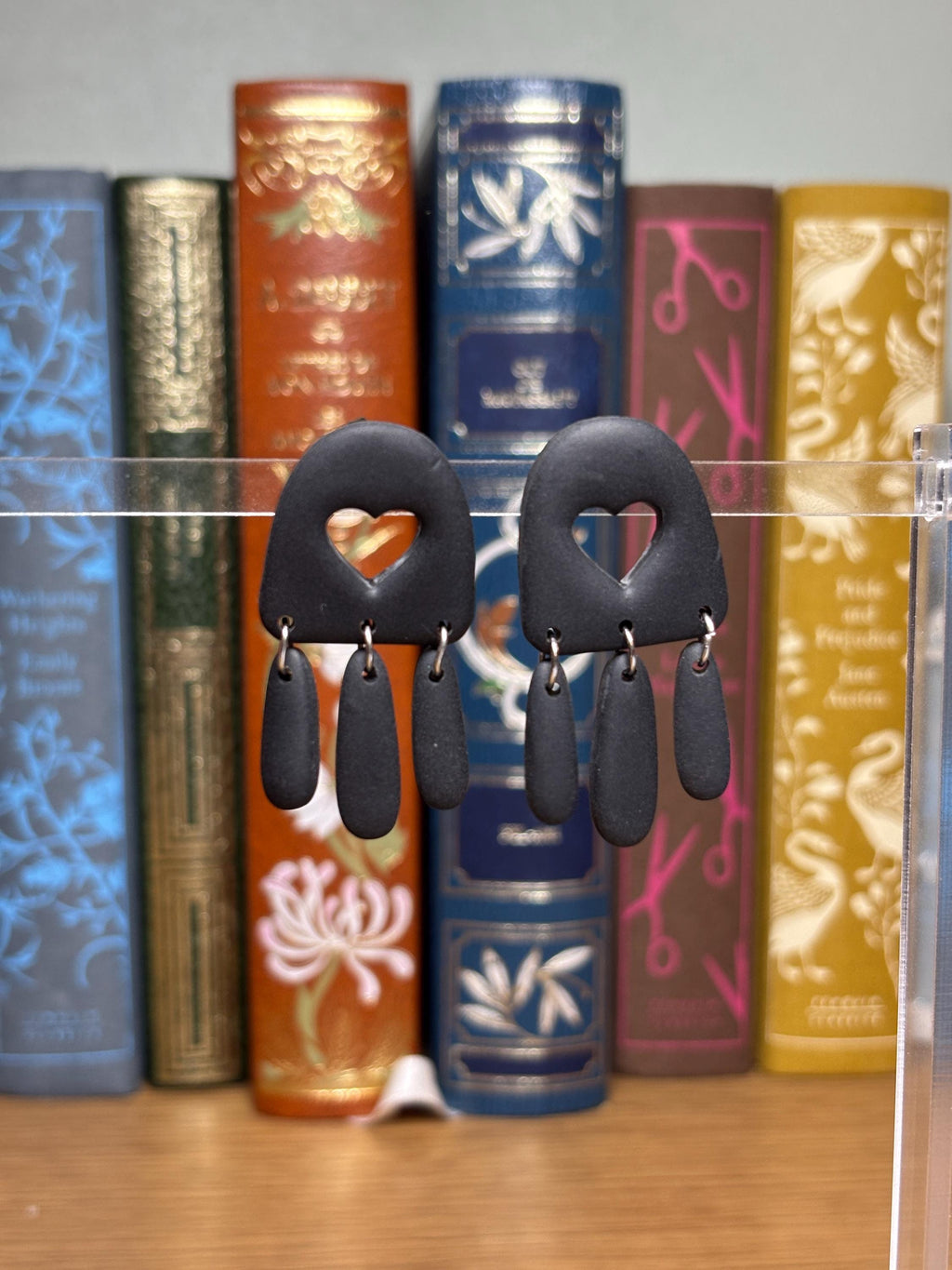 Aïna - Boucles d'oreilles pendante coeur