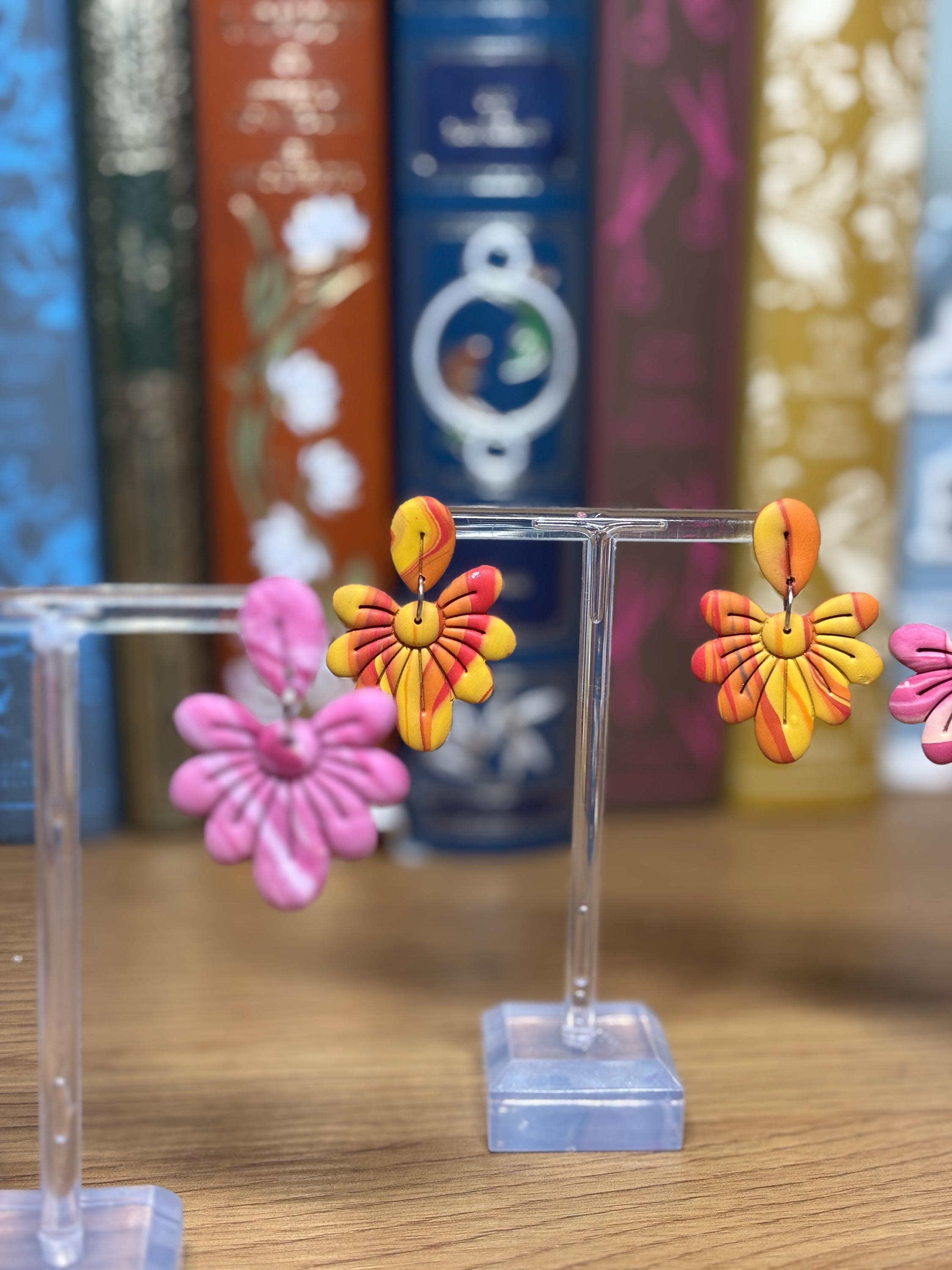 April - Boucles d'oreilles fleurs