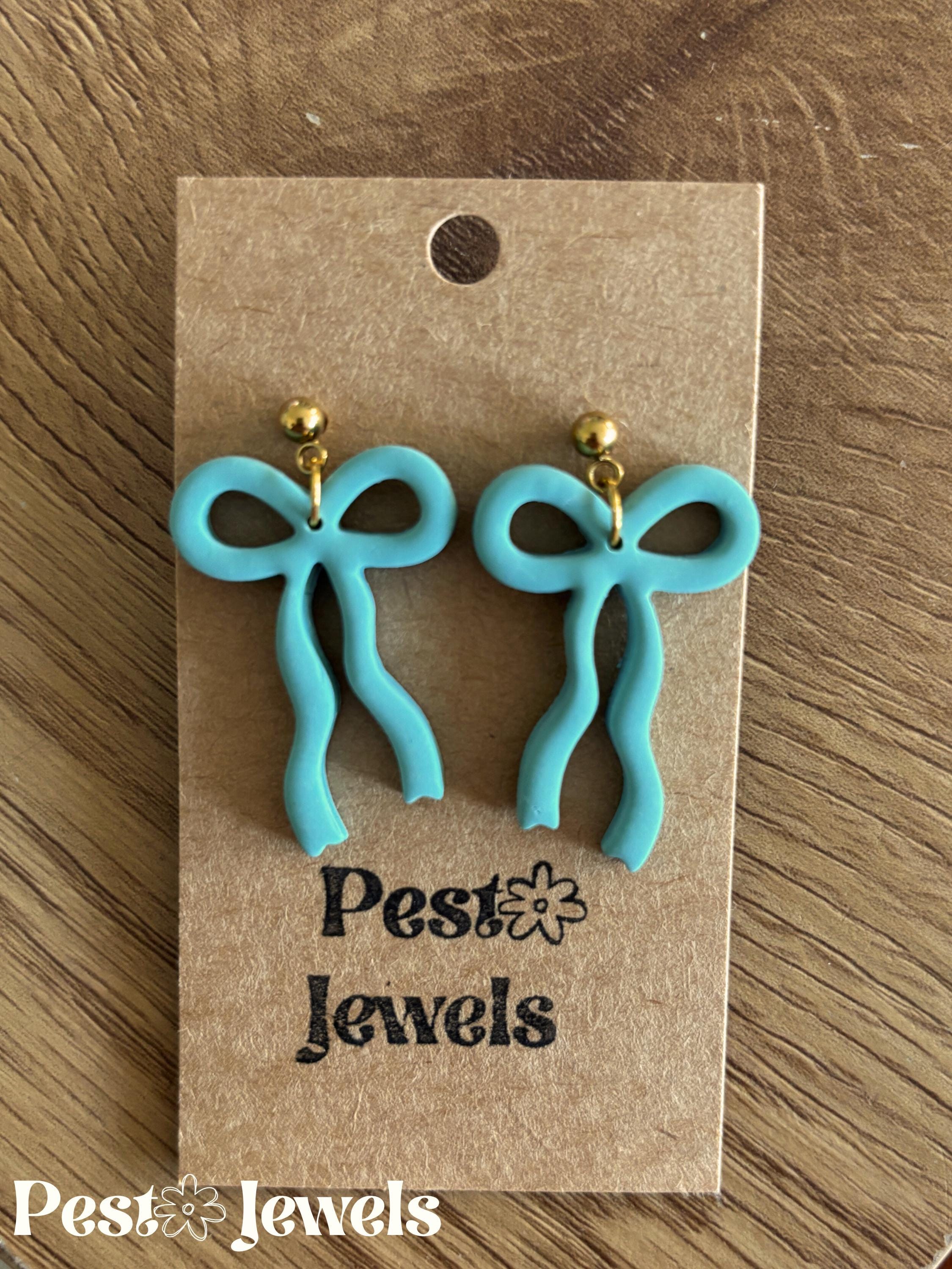 Belly - boucle d'oreilles noeud - bow earrings