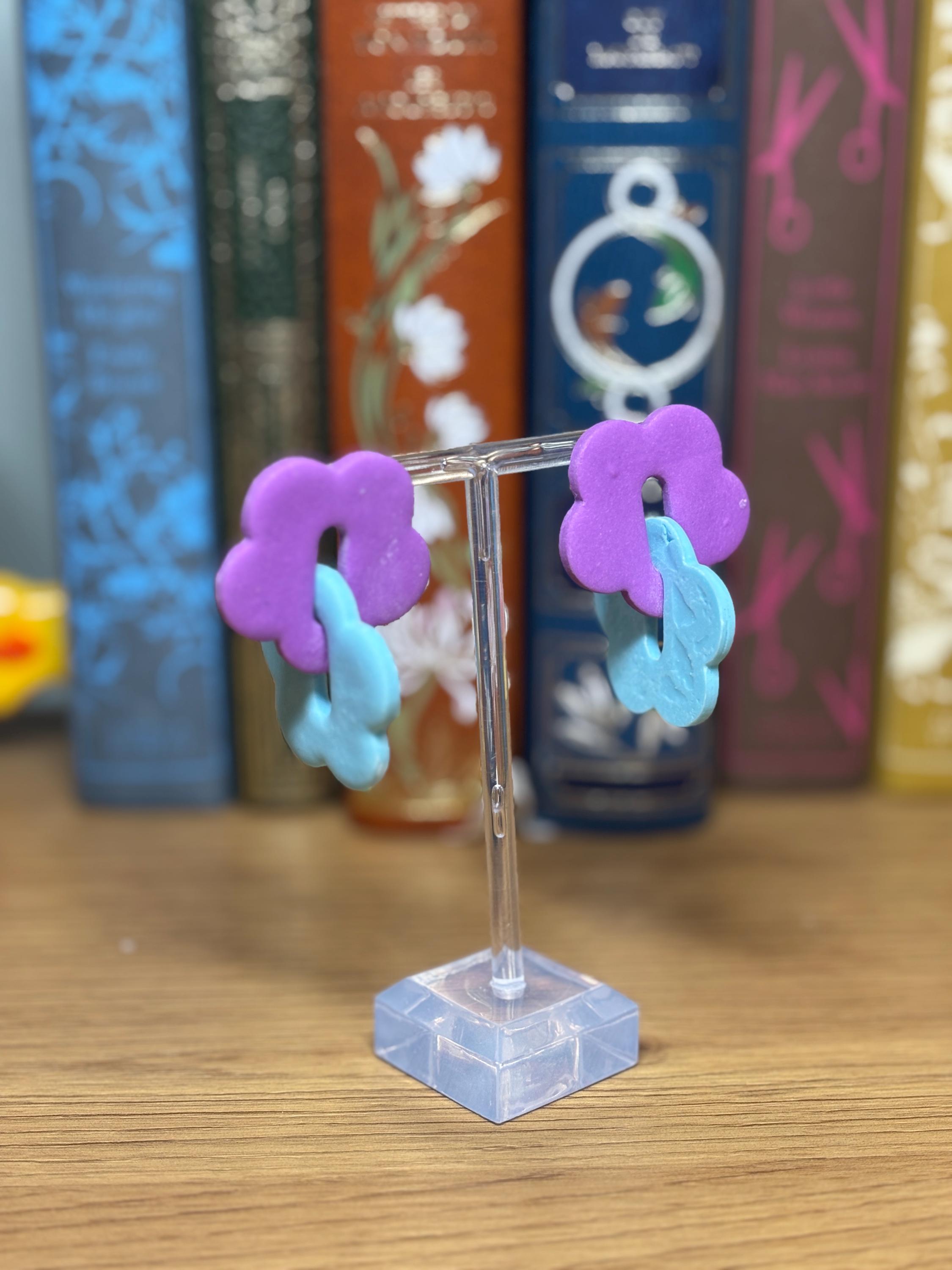 Poppy - Boucle d'oreilles fleur