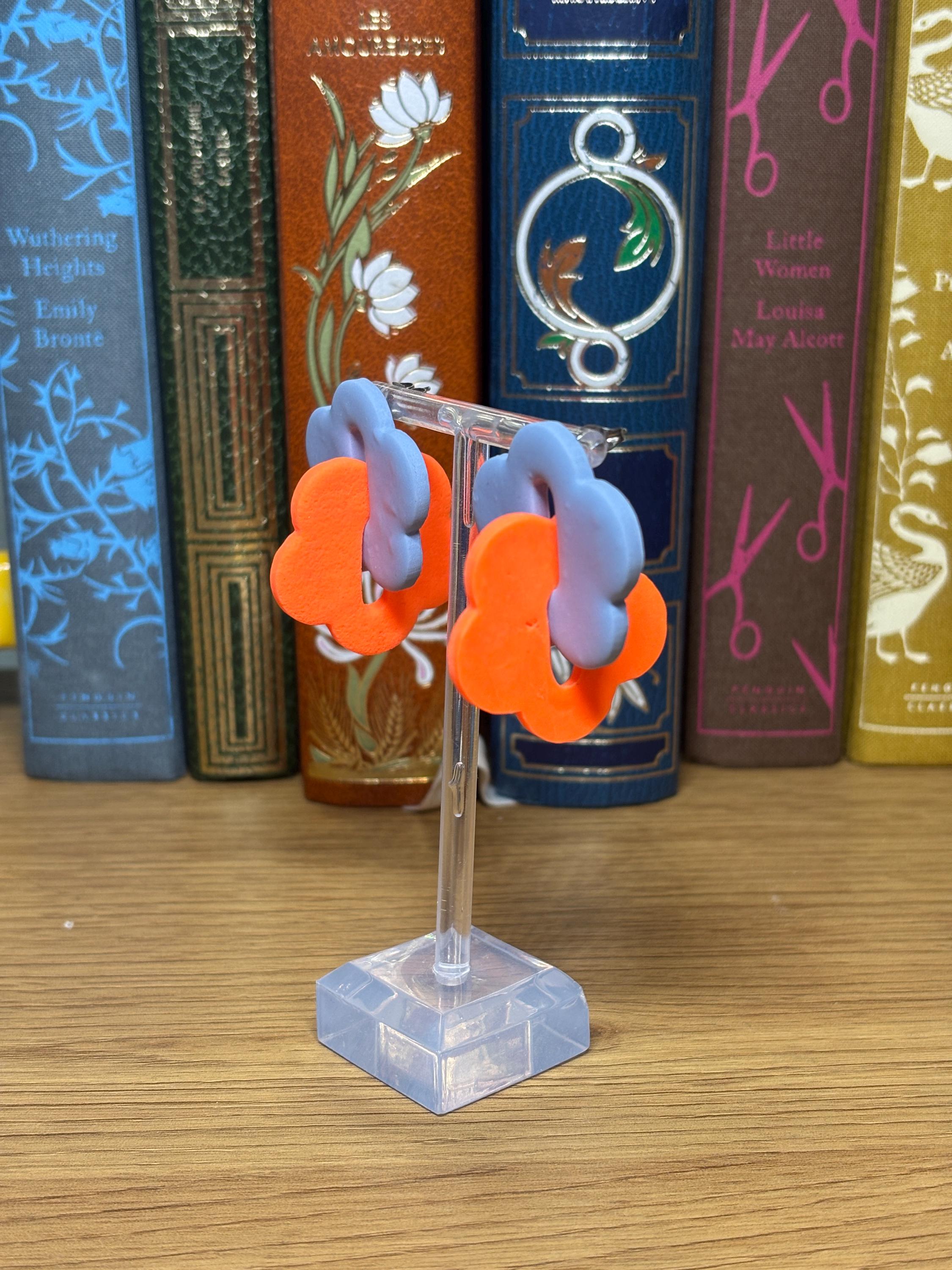 Poppy - Boucle d'oreilles fleur
