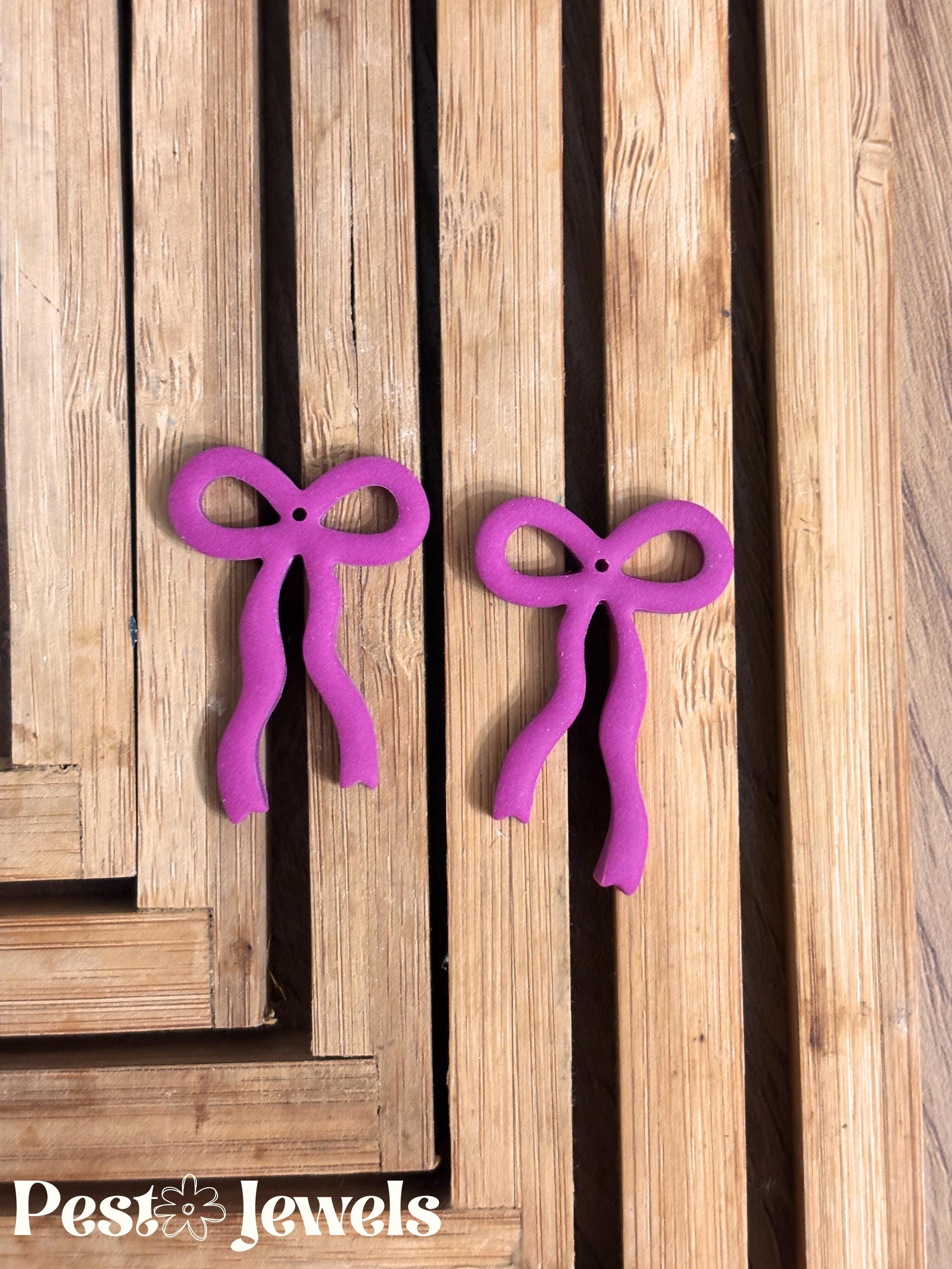 Belly - boucle d'oreilles noeud - bow earrings