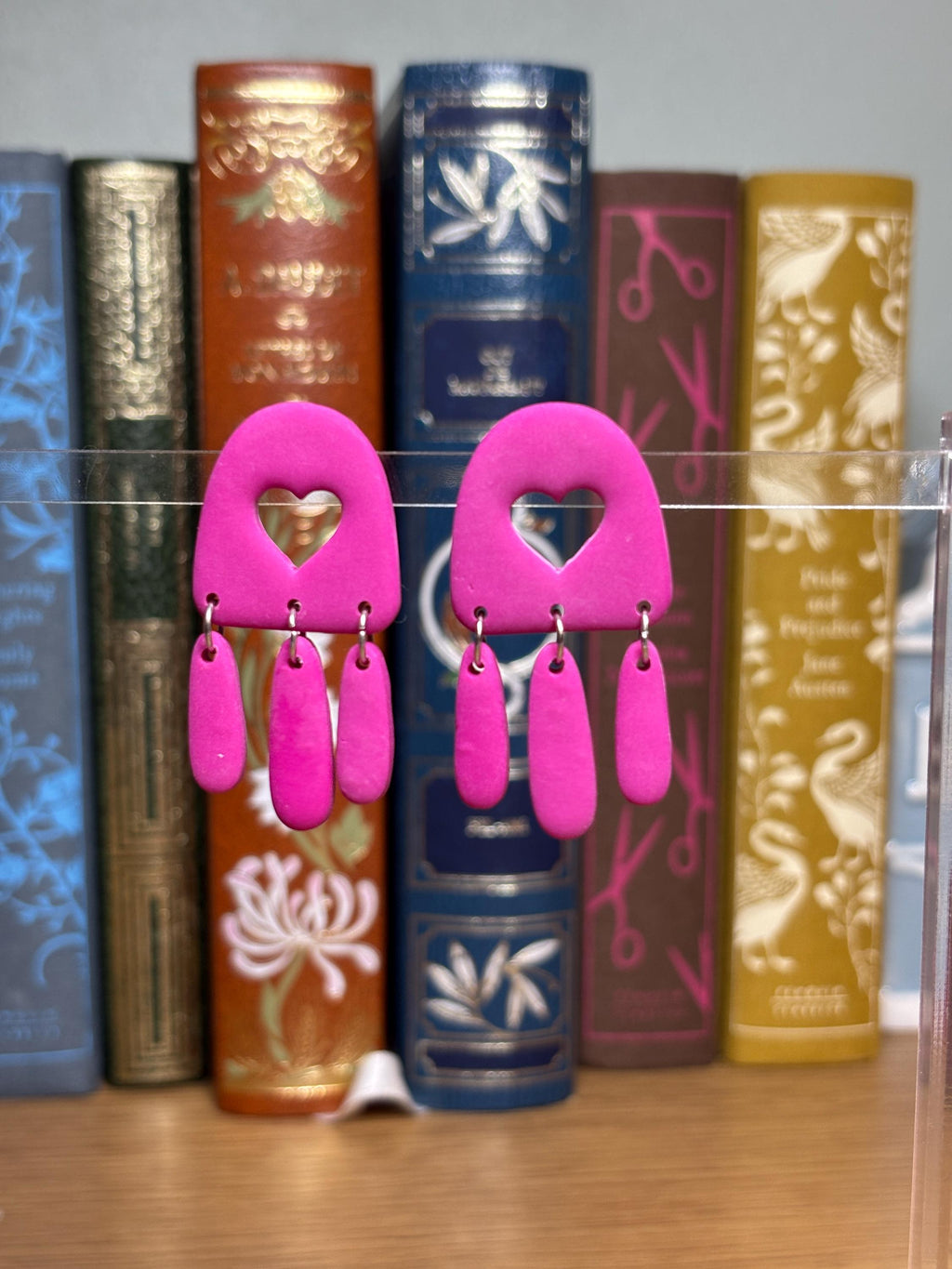 Aïna - Boucles d'oreilles pendante coeur
