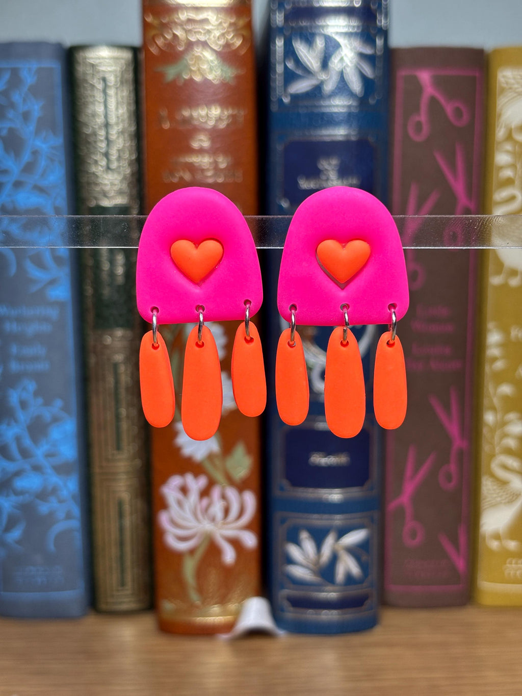 Aïna - Boucles d'oreilles pendante coeur